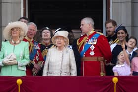 File photo dated 8/6/2019 of Queen Elizabeth II is joined by members of the royal family, including the Duke of York, Duke and Duchess of Sussexon the balcony of Buckingham Place