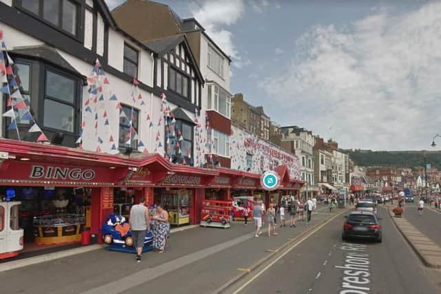 Members of the public detained a man after he reportedly sexually assaulted a teenage girl outside Gilly's Amusements in Scarborough.