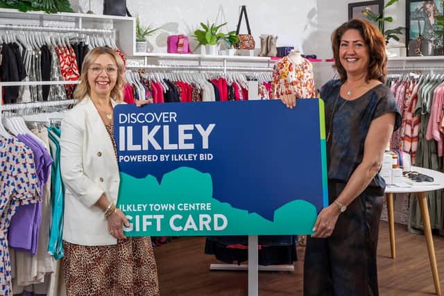 The new Ilkley Town Centre Gift Card is available to buy online as either a physical or digital card, and can be spent with over 50 businesses in the town, including shops and restaurants.