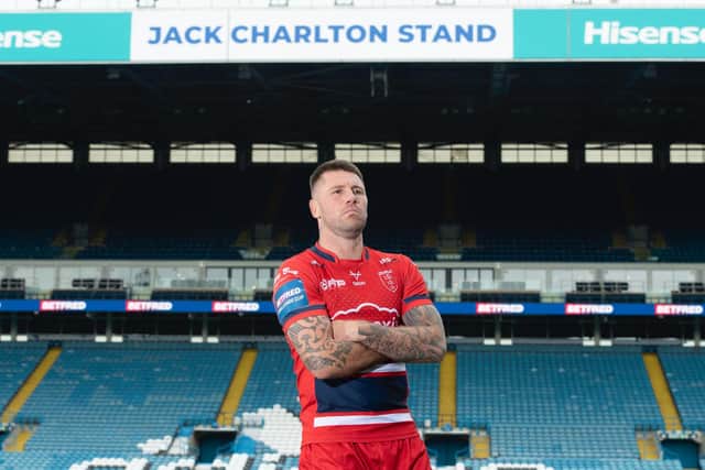 Shaun Kenny-Dowall takes in his surroundings at Elland Road. (Picture: SWPix.com)
