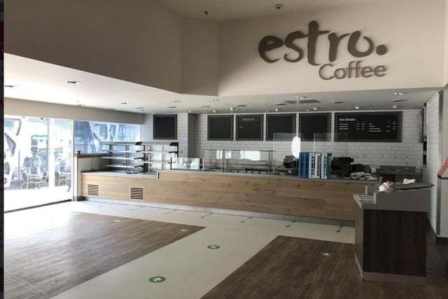The estro coffee shop on the ground floor was a later addition but very popular.