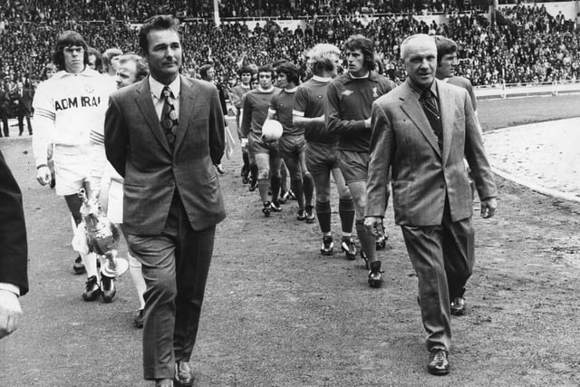 Managers Brian Clough and Bill Shankly lead out their teams at Wembley Stadium for the Charity Shield match between league champions Leeds United and FA Cup winners Liverpool, but what year was Cloughie born? 

A: 1935