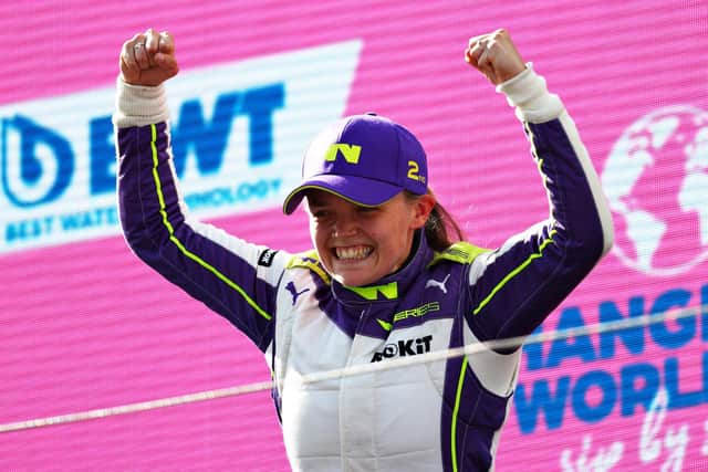 SARAH MOORE: Earned a podium in last season's W Series. Picture: Getty Images.