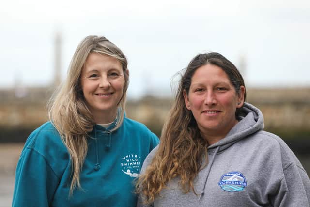 Ceri Oakes, founder of Whitby Sea Swimmers, which started three years ago amid a surge in popularity of cold-water, wild and sea swimming, is bringing back the two mile swimming challenge with Ally Brisby, open water swimming coach at Sea Swim Yorkshire and Whitby RNLI crew member.