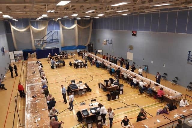 The count taking place in Selby