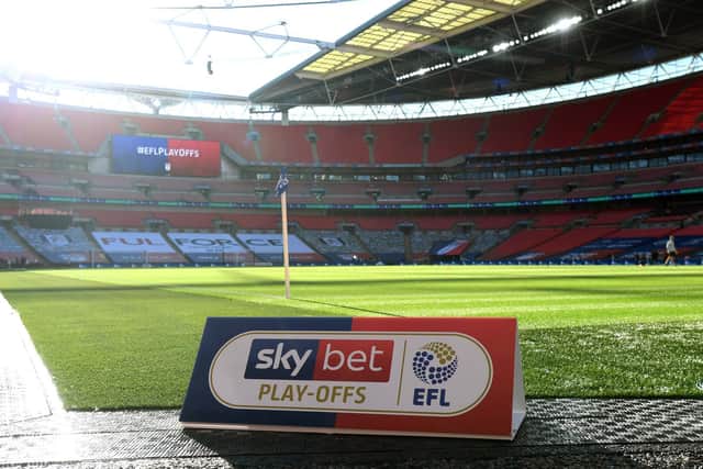 PLAY-OFFS: Sheffield United could face Huddersfield Town at Wembley for a place in the Premier League later this month but first both clubs most overcome Nottingham Forest and Luton Town respectively. Picture: Getty Images.