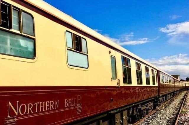 The Northern Belle can be seen in Yorkshire this week