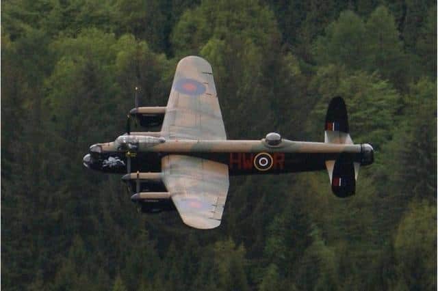 The Lancaster Bomber will be seen in the skies of Yorkshire this weekend