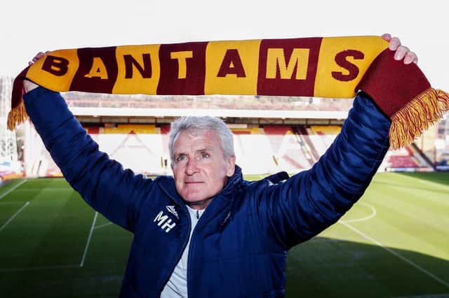MARK HUGHES: Will look to stamp his own mark on the Bradford City squad this summer. Picture: Getty Images.