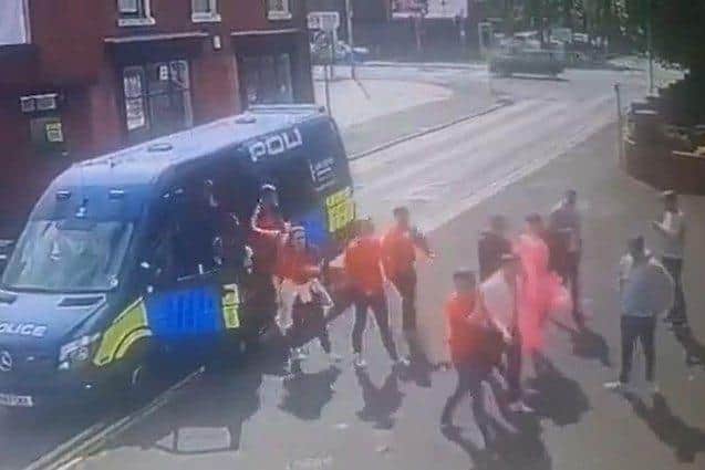 Lancashire Police say they are investigating why 26 visiting Middlesbrough fans were given a lift to a pub in the back of a police van ahead of the match at North End on Saturday (May 7)