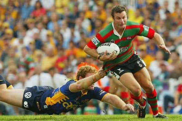 Willie Peters in action for South Sydney during his playing days. (Picture: Getty Images)
