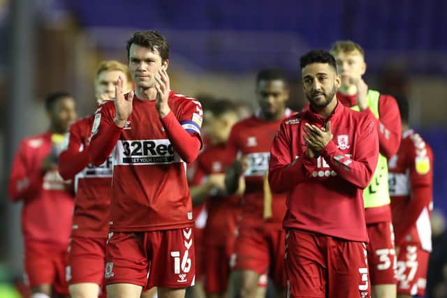 Middlesbrough's Jonny Howson (left) has been offered a new deal by the club. Picture: Bradley Collyer/PA