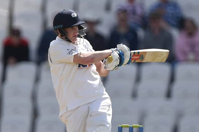 Running hot: Yorkshire batsman Harry Brook scored 123 against Essex to continue his brilliant early season form. (Photo by Nathan Stirk/Getty Images)