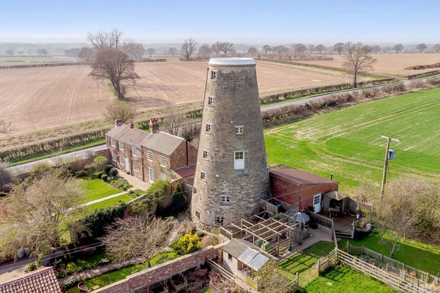 Set over several levels, the rooms in the windmill have sensational long-range views over North Yorkshire countryside