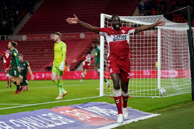 On his way: Veteran Middlesbrough defender Sol Bamba will leave the club when his contract expires at the end of June. Picture: Owen Humphreys/PA Wire.