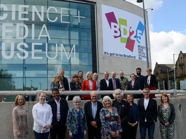 The 10-person panel of judges for the 2025 UK City of Culture, which is led by Sir Phil Redmond, took a guided tour of Bradford today