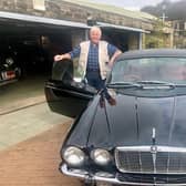 Roy Hatfield, 85, from Sheffield, with his 1976 Jaguar XJ-C