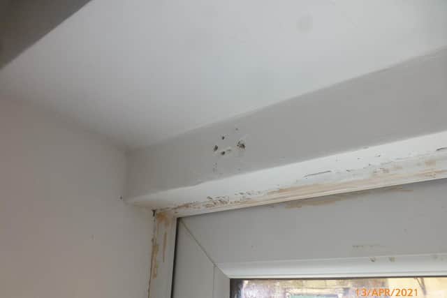 A series of images also unveiled more substandard work including exposed cables, new skirting boards installed over old ones, dodgy electrical sockets surrounded by gaps, and badly aligned floor tiles.