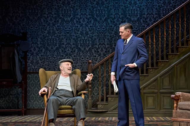 Keith Allen (Max) and Mathew Horne (Lenny) in the touring production of Harold Pinter’s The Homecoming, which is coming to York Theatre Royal next week. Pictures: Manuel Harlanque