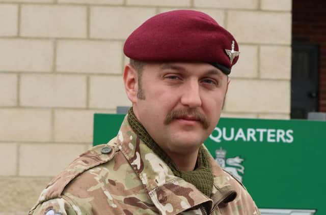 Corporal Daniel Hoyland has recieved received a Queen’s Commendation for Valuable Service