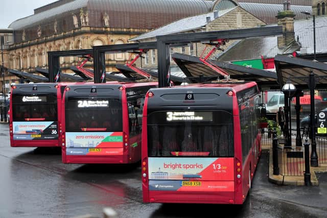 Electric buses in Harrogate