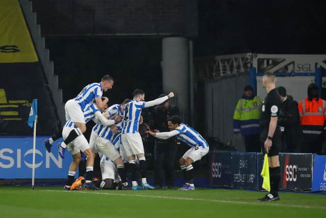 LAST TIME OUT: Huddersfield beat Luton 2-0 when the sides met in West Yorkshire in April. Picture: Getty Images.