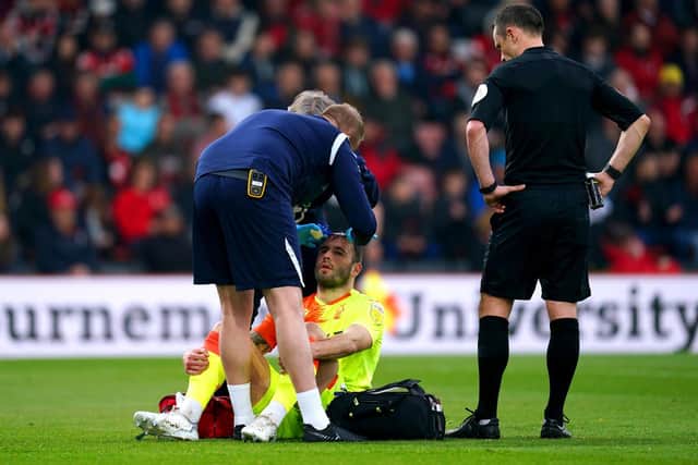 STEVE COOK: Is available again after a clash of heads at Bournemouth. Picture: PA Wire.