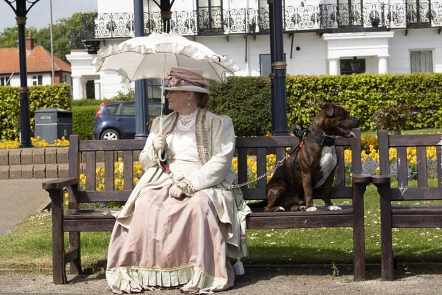 Rachel Frederick from Bakewell with her dog Montgomery