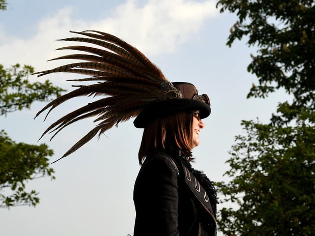 Donna Trowsdale from Cottingham with her incredible hat