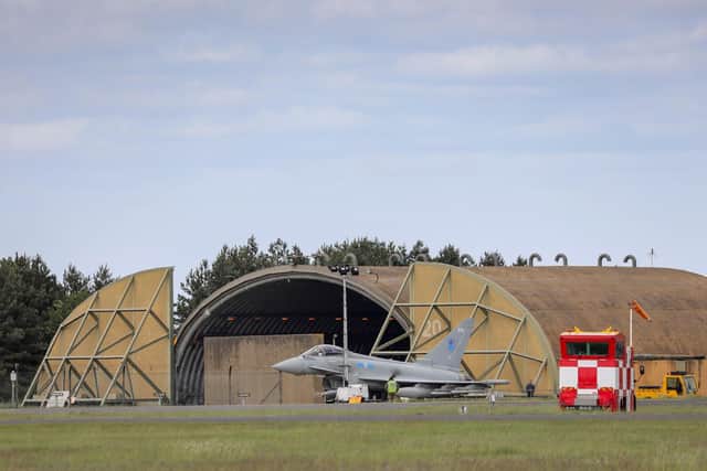 The multi-role Typhoon squadrons are based at RAF Coningsby and RAF Lossiemouth. (Credit: RAF)