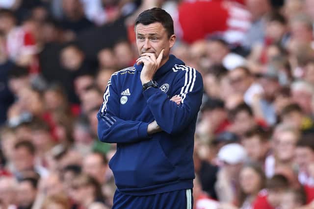 Paul Heckingbottom manager of Sheffield United. Picture: Darren Staples / Sportimage