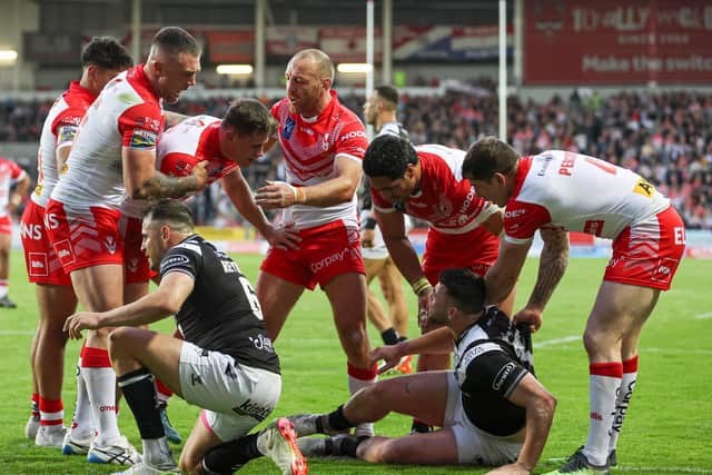 Hull FC became the latest team to suffer at the hands of St Helens. (Picture: SWPix.com)
