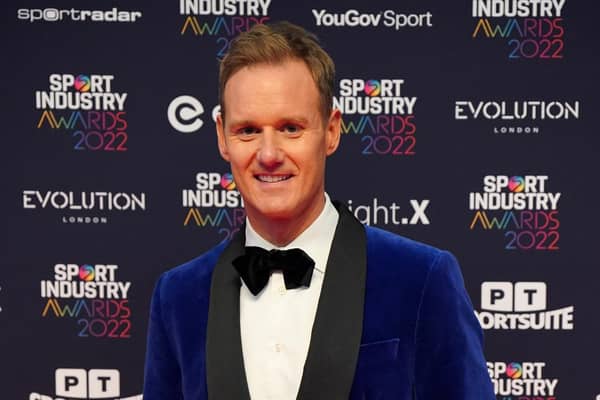 Dan Walker arriving at the The Sport Industry Awards 2022, at Evolution London, on Thursday May 12, 2021.