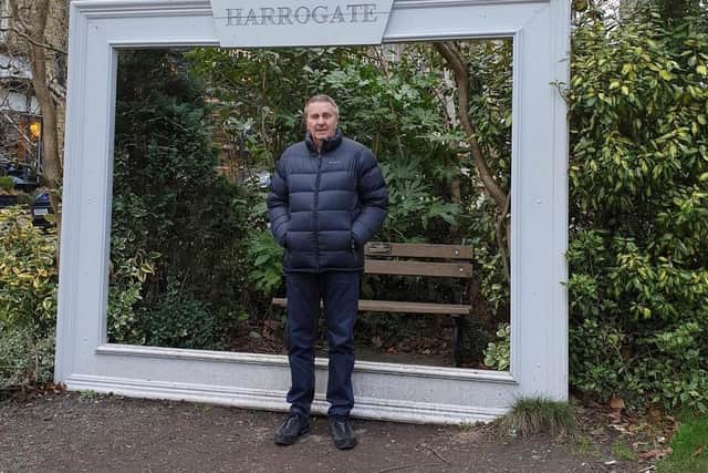John Spurling visiting Harrogate