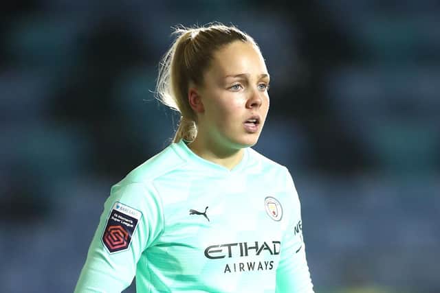 Manchester City's Sheffield-born goalkeeper Ellie Roebuck is in the suqad (Picture: PA)