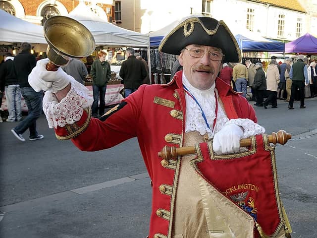 Pocklington Town Crier Geoff Sheasby is retiring from the civic role after 21 years.