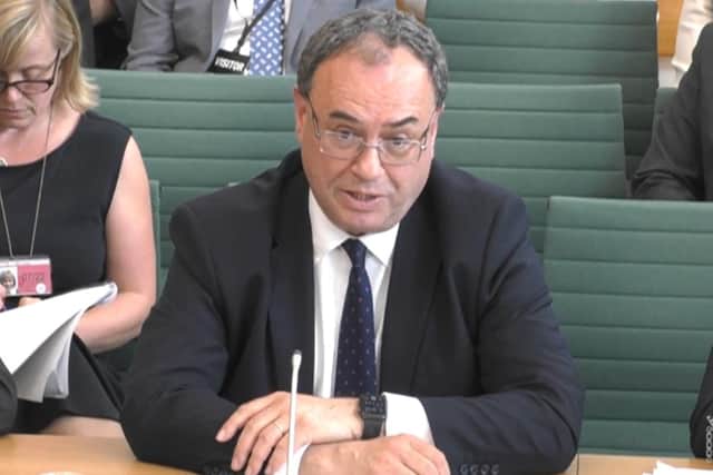 Andrew Bailey appears before the Treasury Select Committee