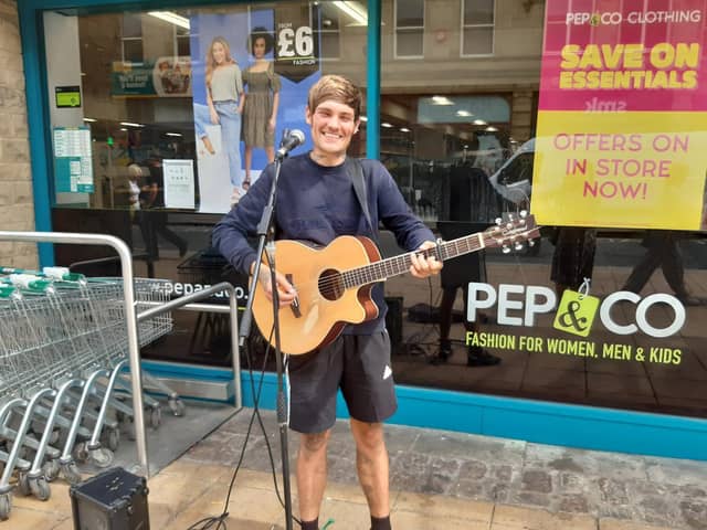 Frankie Porter has been busking in Halifax for 16 years