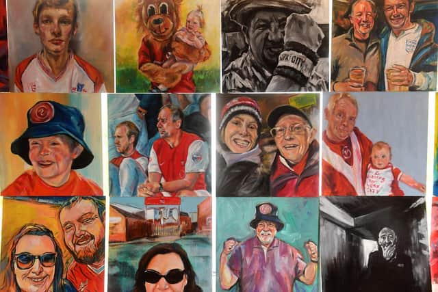 The portraits, set to be unveiled in an exhibition on May 28, were created after fans sent in pictures and stories for the centenary project.