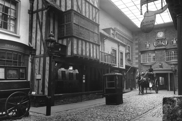 Kirkgate at York Cowling Museum taken in 1940's.