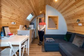 A glamping pod in Cracoe, near Skipton. (Pic credit: James Hardisty)