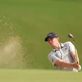 Sheffield's Matt Fitzpatrick plays a shot from a bunker on the 17th hole during the second round of the US PGA Championship at Southern Hills. (Photo by Ezra Shaw/Getty Images)