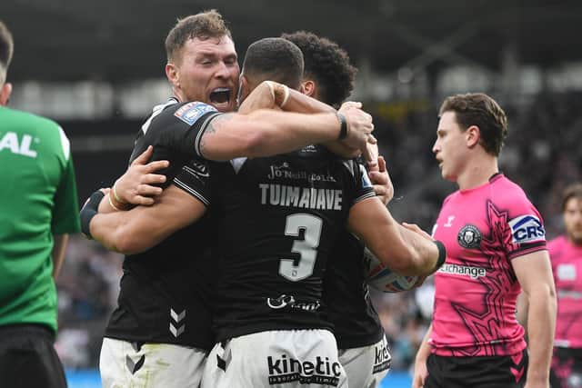 RESULT: Hull FC 31-22 Wigan. Picture: Anna Gowthorpe/SWpix.com.