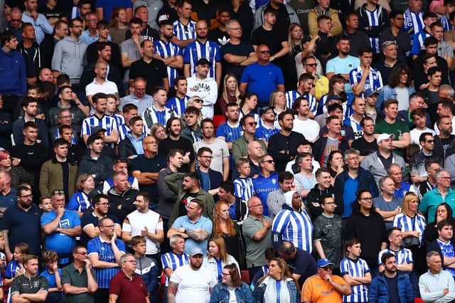 AWAY SUPPORT: Sheffield Wednesday fans have followed their side in strong numbers this season.