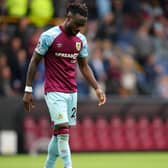 Burnley's Maxwel Cornet reacts to relegation to the Sky Bet Championship following the Premier League match at Turf Moor (Picture: PA)