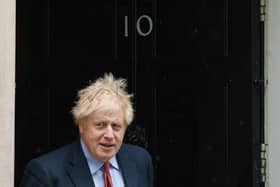 Prime Minister Boris Johnson at 10 Downing Street, London