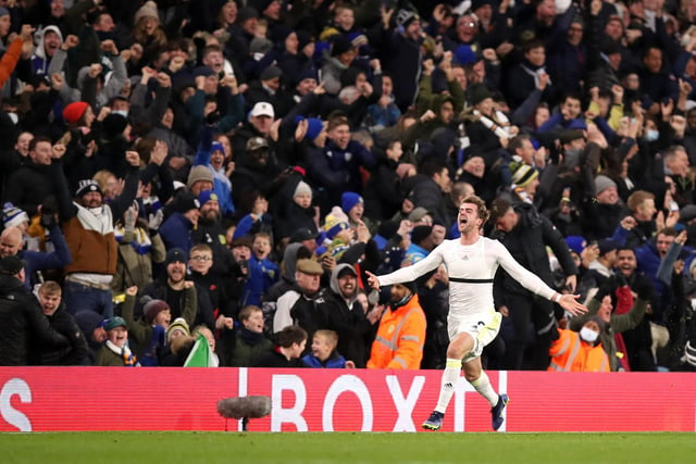 Leeds 2-2 Brentford: Patrick Bamford's season has been hampered by injury but he has still scored some vital goals for Leeds this campaign. He claimed a late equaliser against Brentford after latching onto Luke Ayling's flick, sparking wild scenes at Elland Road.