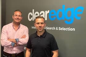 Directors at Leeds-based Clear Edge Tom Fox and Terry Batty.