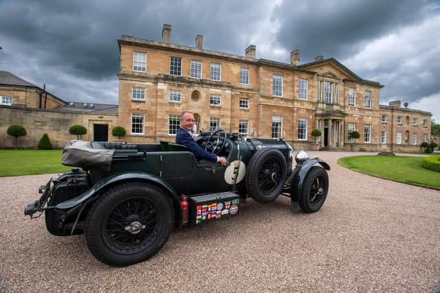 Jonathan Turner’s 1929 4.5-litre Bentley. A preview event was held at Bowcliffe Hall in Wetherby ahead of the return of the Yorkshire Motorsport Festival taking place next month.