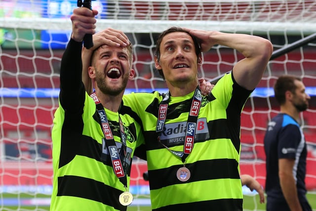 The defender, left, was an 88th-minute substitute at Wembley. In January 2018, he joined Middlesbrough before signing for Sheffield United in September of the same year. He signed for Luton Town in the summer of 2019 before his contract expired at the end of the 2020-21 season.